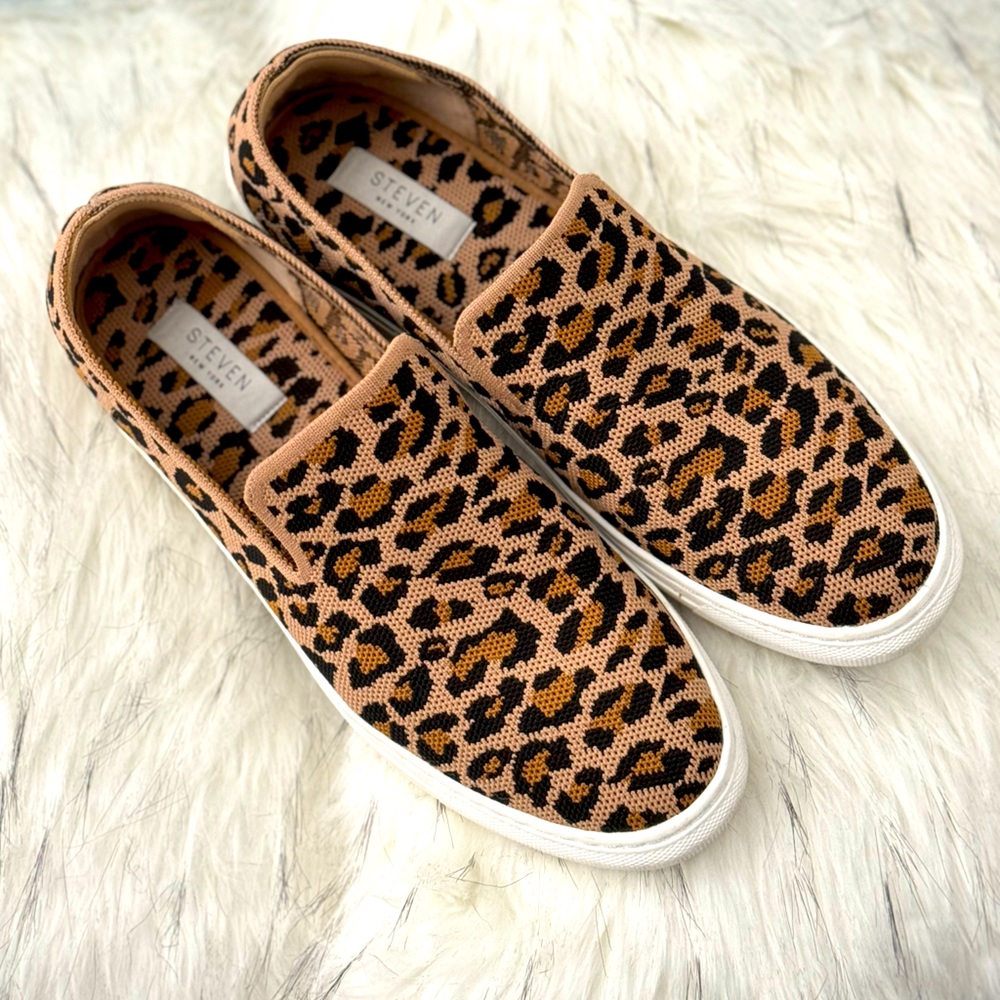 Steve Madden Leopard Slip On Shoes